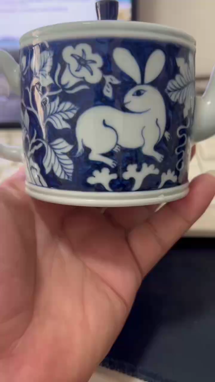 Original recording view — Blue Rabbit Porcelain Teapot